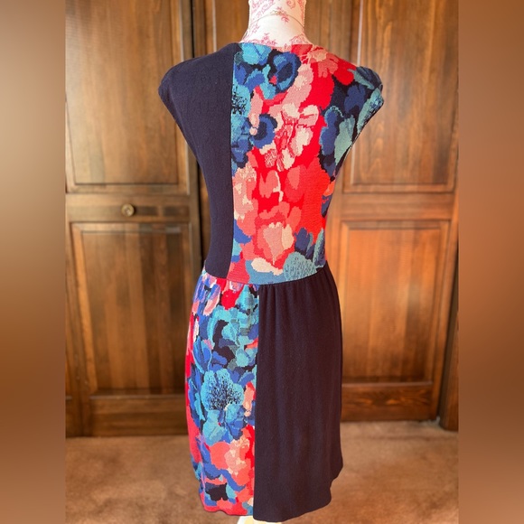 Anthropologie Leifsdottir Floral Sweater Dress Size Small - Picture 5 of 11